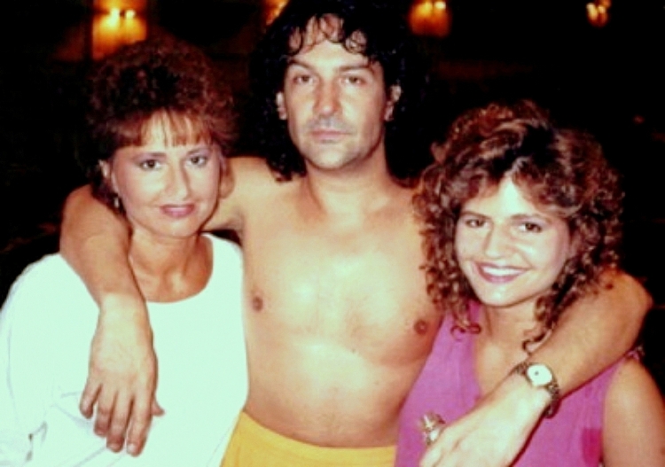 Billy Squier, me and Mom